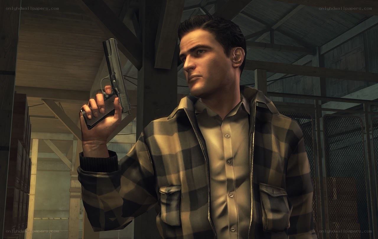 man holding a gun