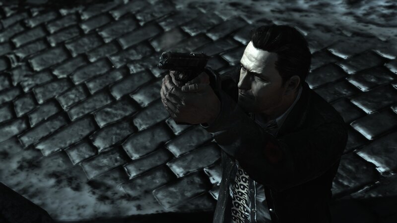 Man Holding a Gun — Black, Dark, Night