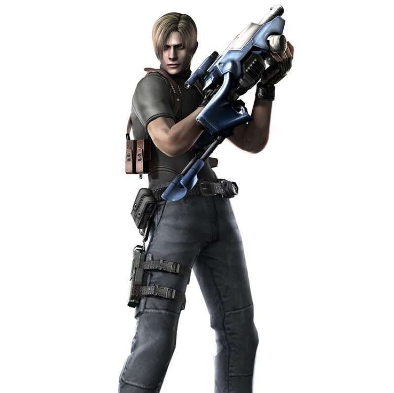 Man Holding a Gun — Gray, Serious