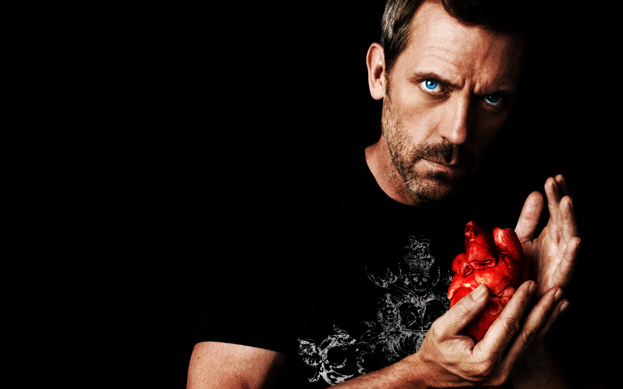 man holding a heart