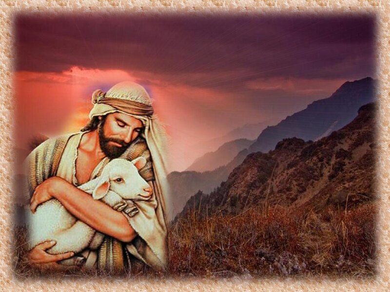Man Holding a Lamb