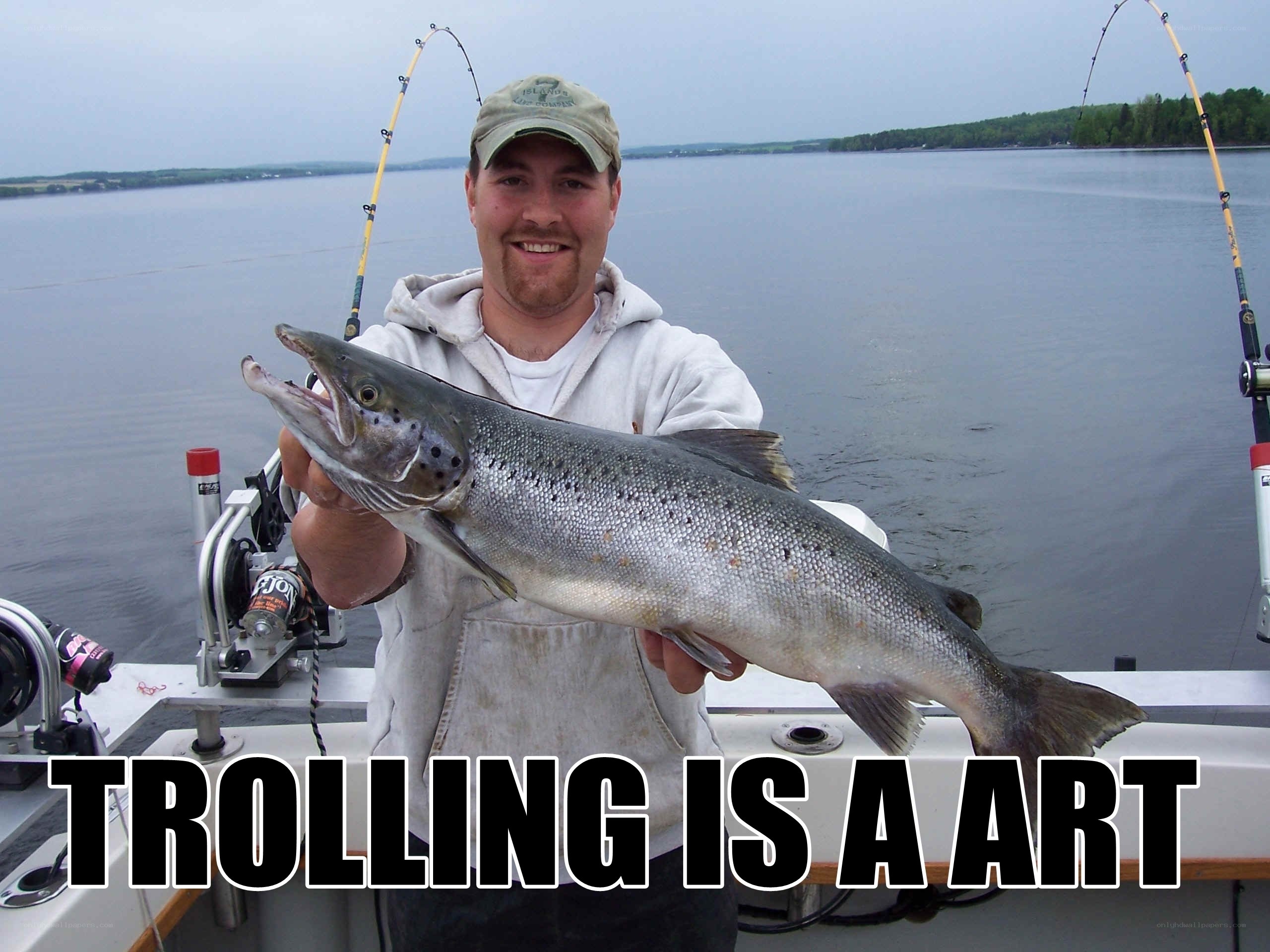 Man holding a large fish