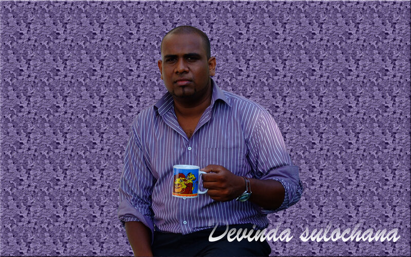 Man holding a mug