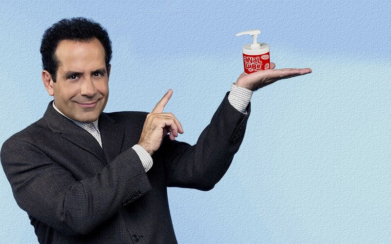 man holding a product