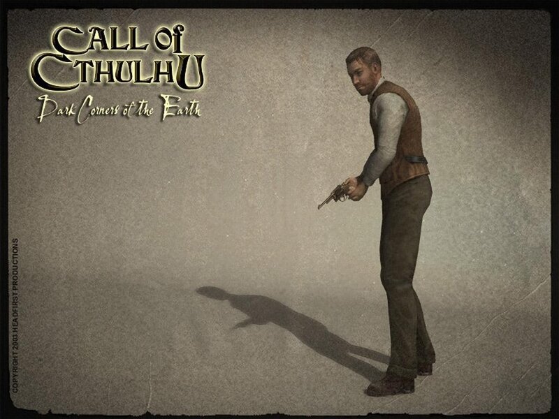 Man Holding a Revolver — Brown, Dramatic, 3d Render