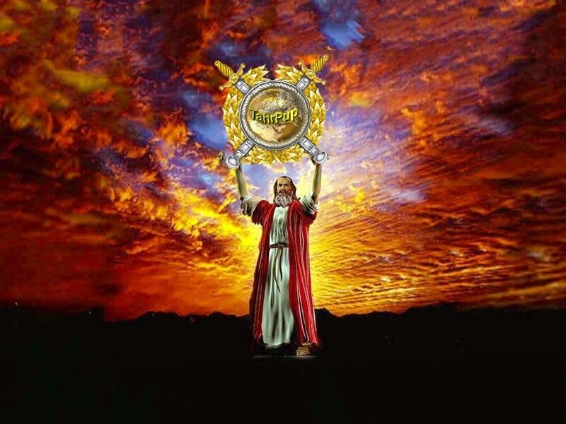 Man Holding a Shield