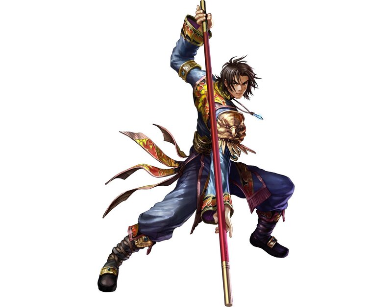 Man Holding a Staff