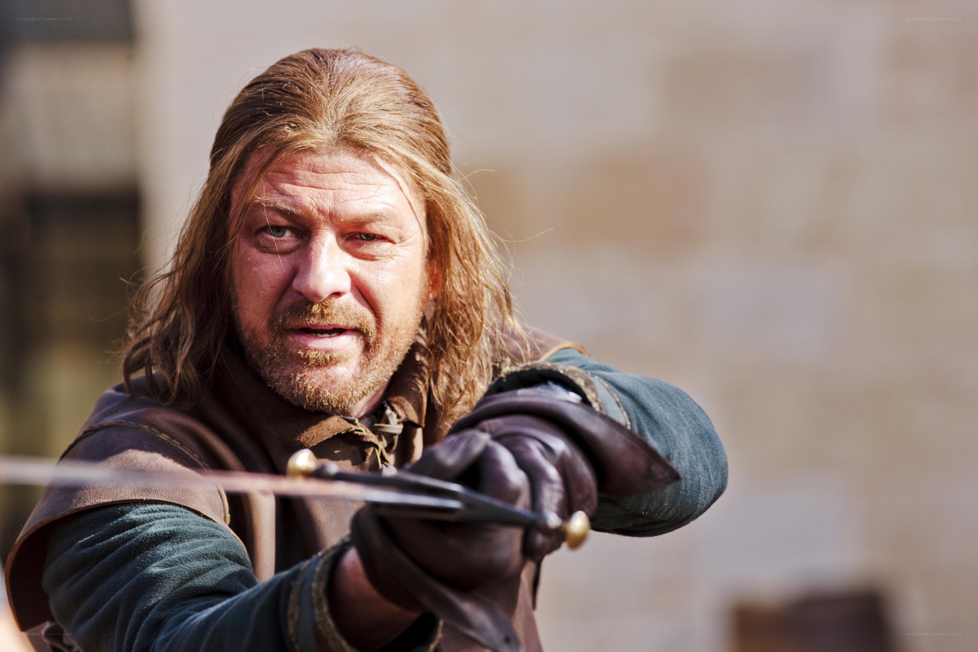 Man holding a sword