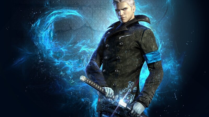 Man Holding a Sword — Black, Dramatic, 3d Render