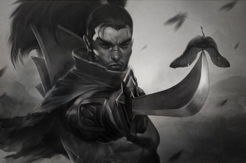 Man Holding a Sword — Black, Dramatic, Digital Art, Cloak