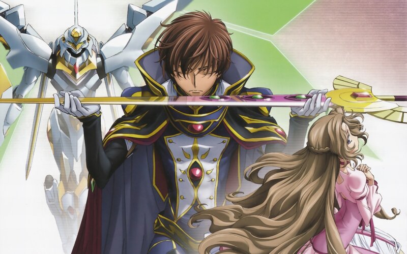 Man Holding a Sword — White