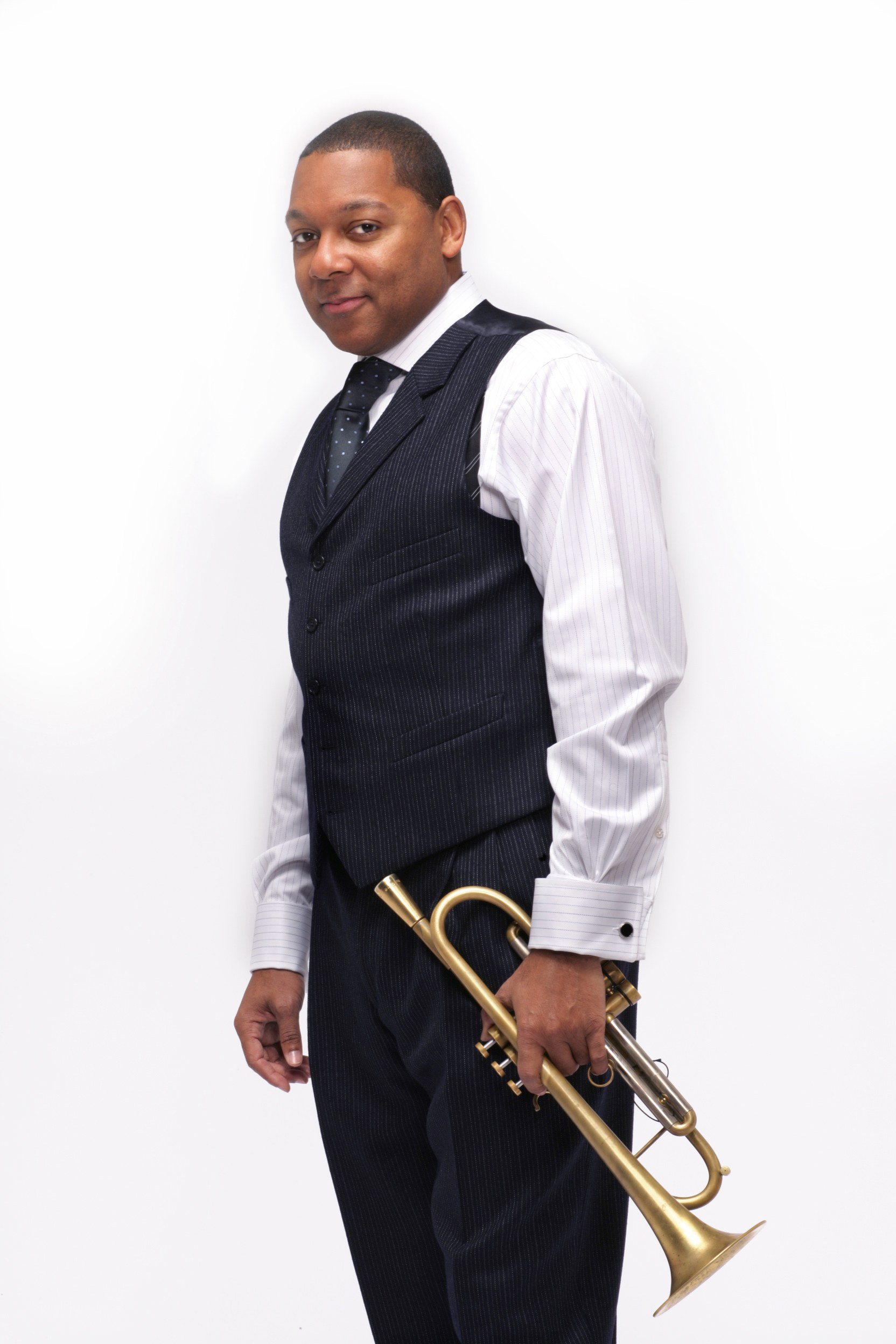 Man holding a trumpet