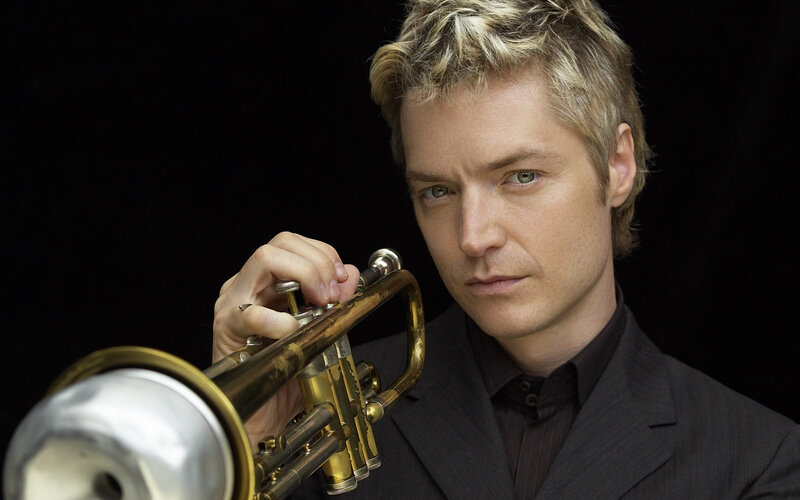 Man holding a trumpet