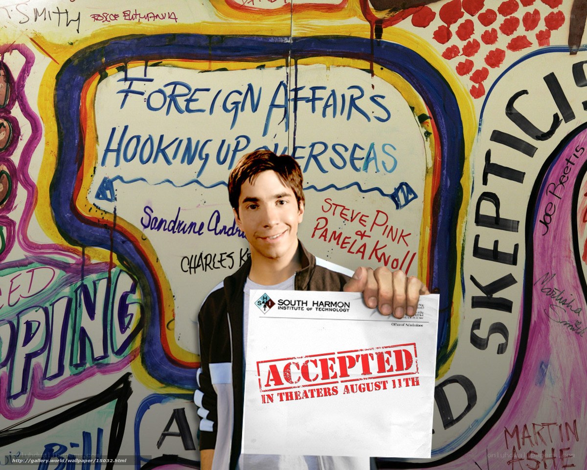 man holding acceptance letter
