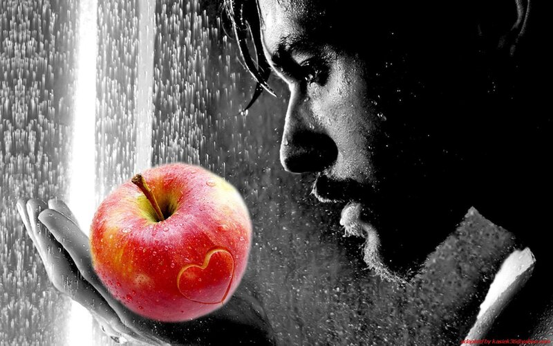 Man Holding Apple