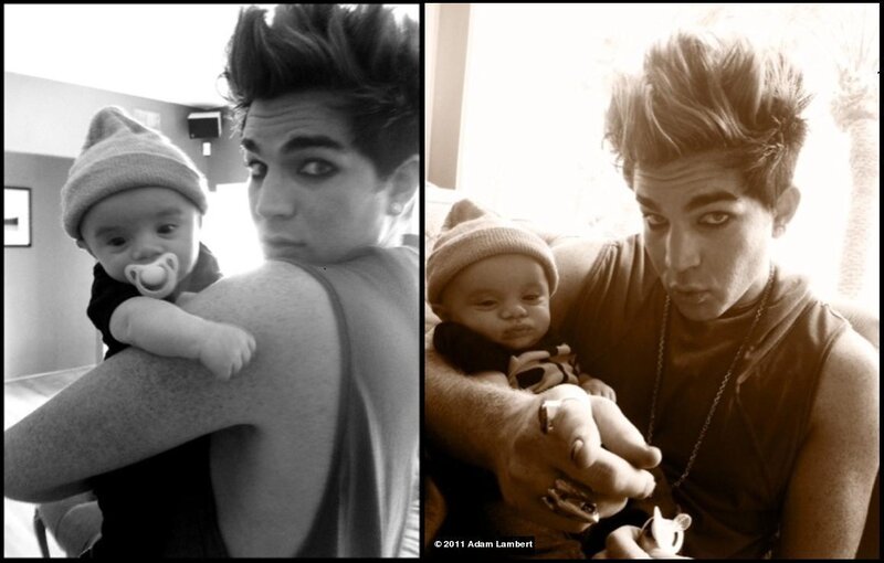 Man Holding Baby — Black