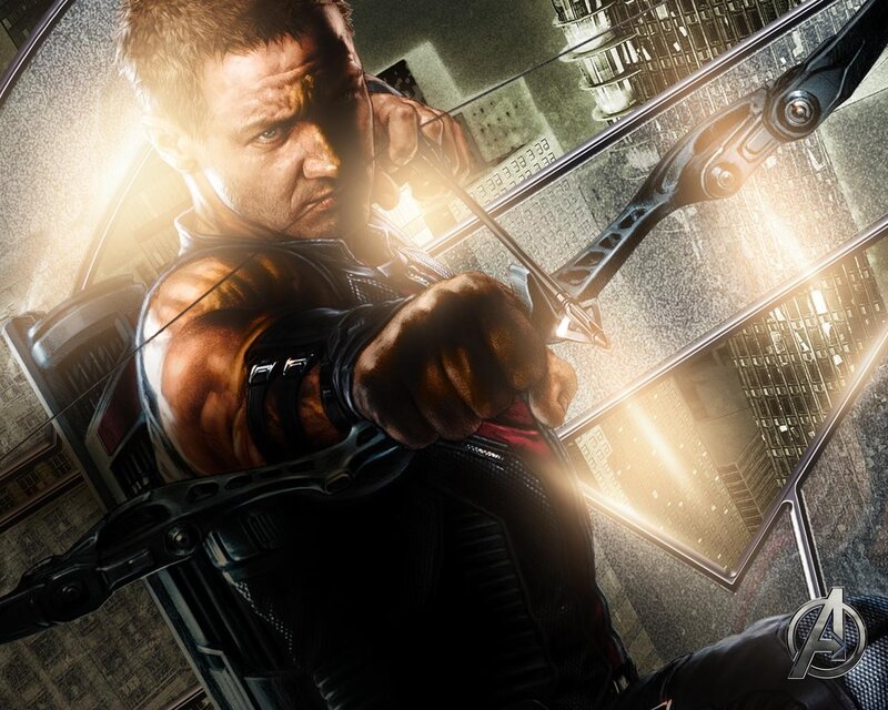 Man Holding Bow and Arrow — Black, Dramatic, Afternoon