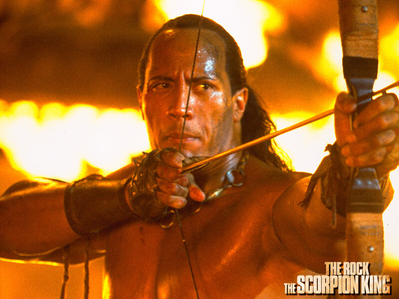 Man Holding Bow and Arrow