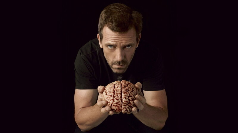 Man Holding Brain Model — Black