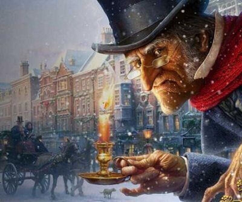Man Holding Candle — Brown
