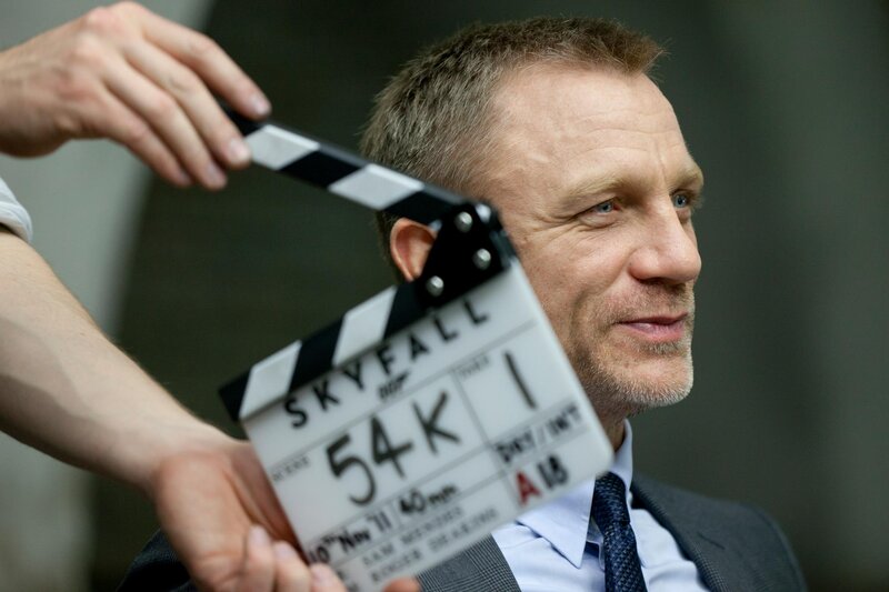 Man Holding Clapperboard