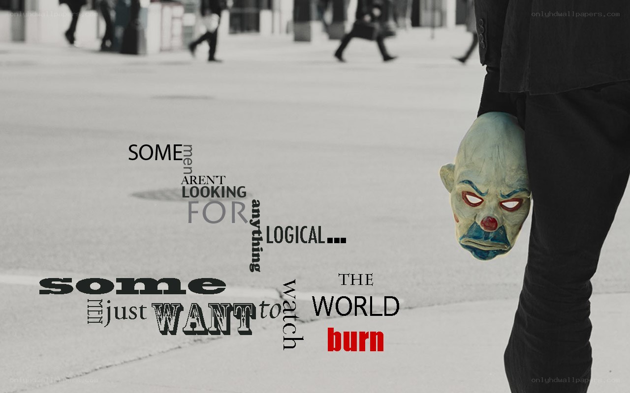 man holding clown mask