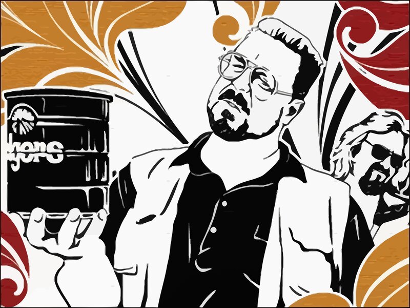Man holding coffee can
