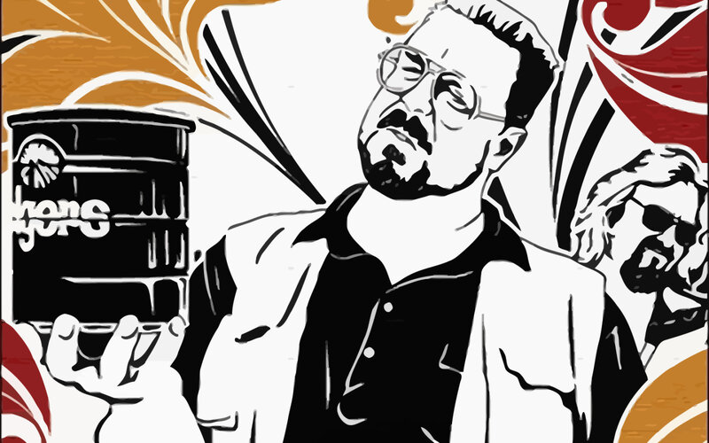 man holding coffee can