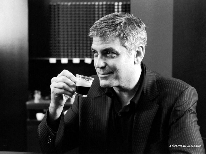 Man Holding Coffee Cup — Black, Calm