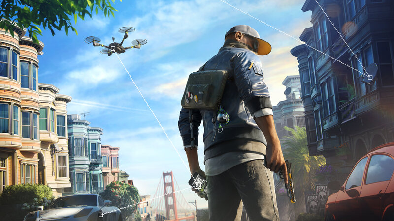 Man Holding Drone and Gun