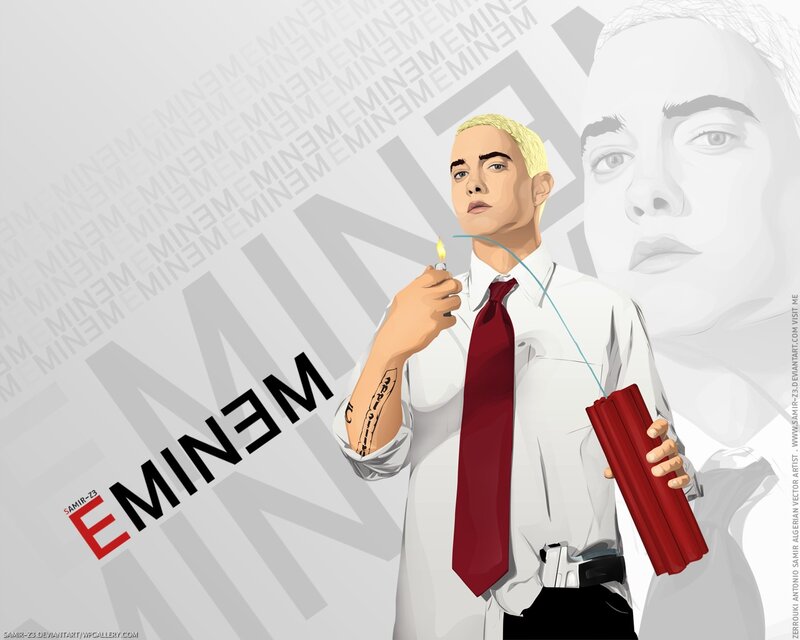 Man Holding Dynamite — White, Dramatic, Digital Art