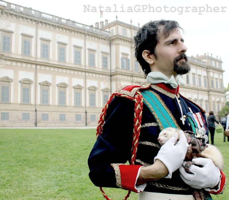 Man Holding Ferret