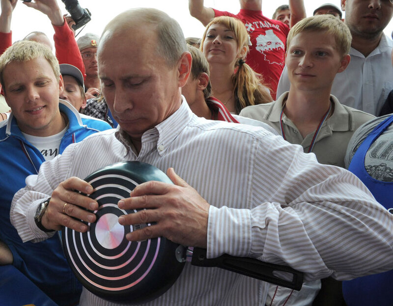 Man Holding Frying Pan