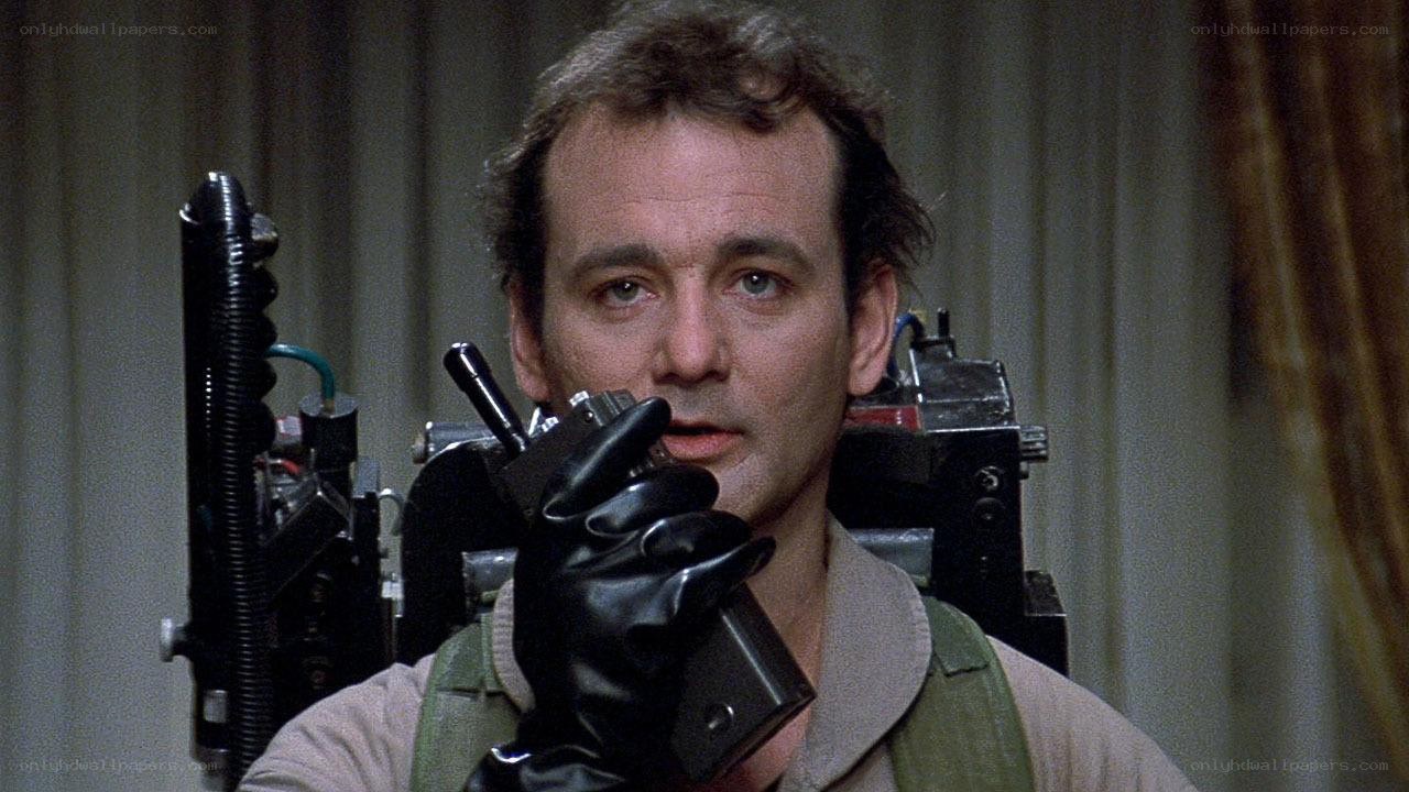 man holding ghostbuster equipment