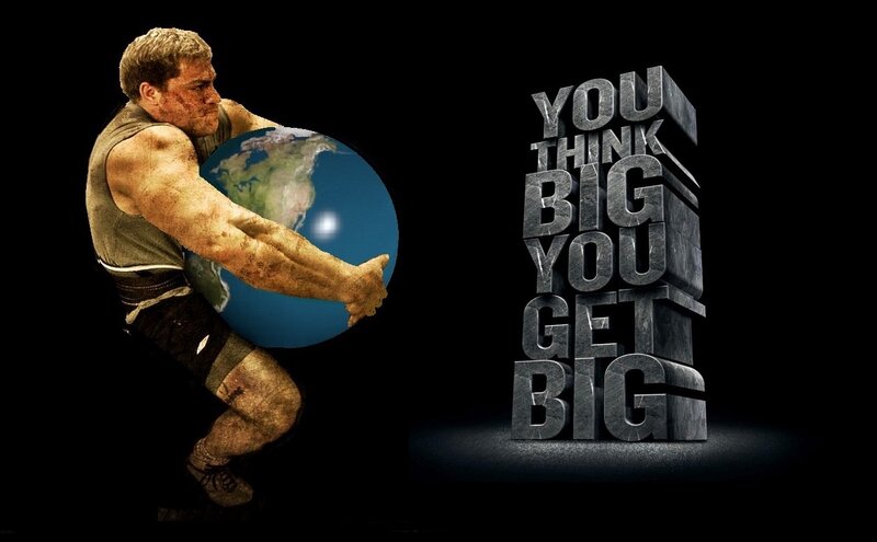 Man Holding Globe — Black