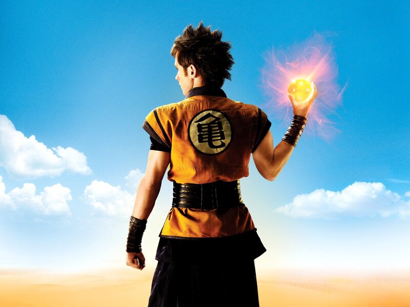 Man Holding Glowing Orb — Blue, Dramatic, Afternoon