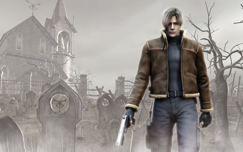 Man Holding Gun — Brown, Dramatic, 3d Render
