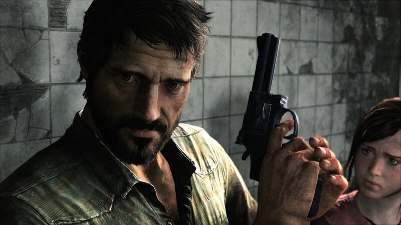 Man Holding Gun — Gray, Dramatic, 3d Render
