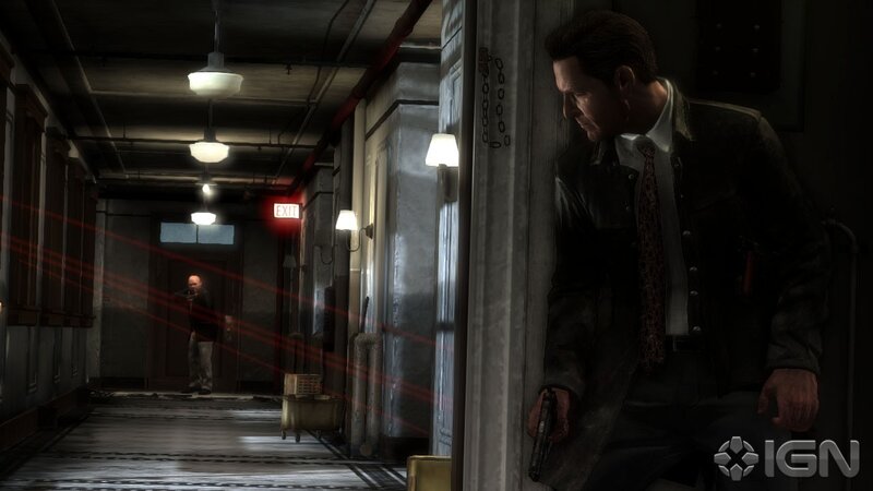 Man Holding Gun in Hallway — Black