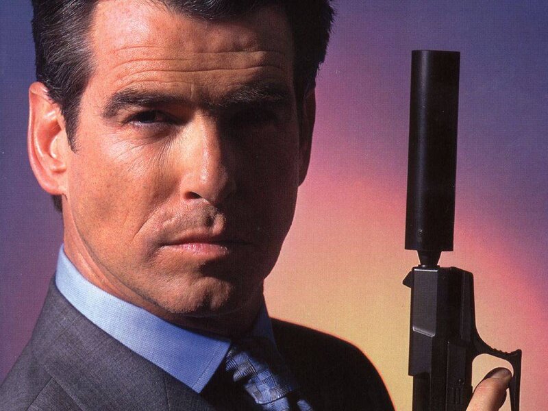 Man Holding Gun — Purple