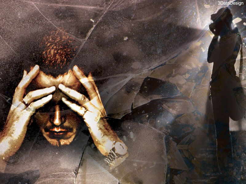 Man Holding His Head