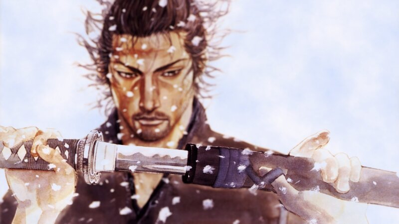 Man Holding Katana