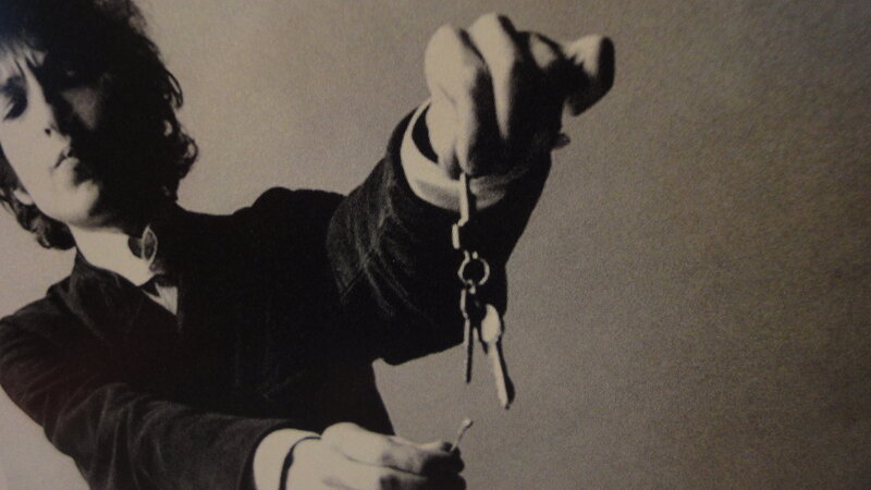 man holding keys