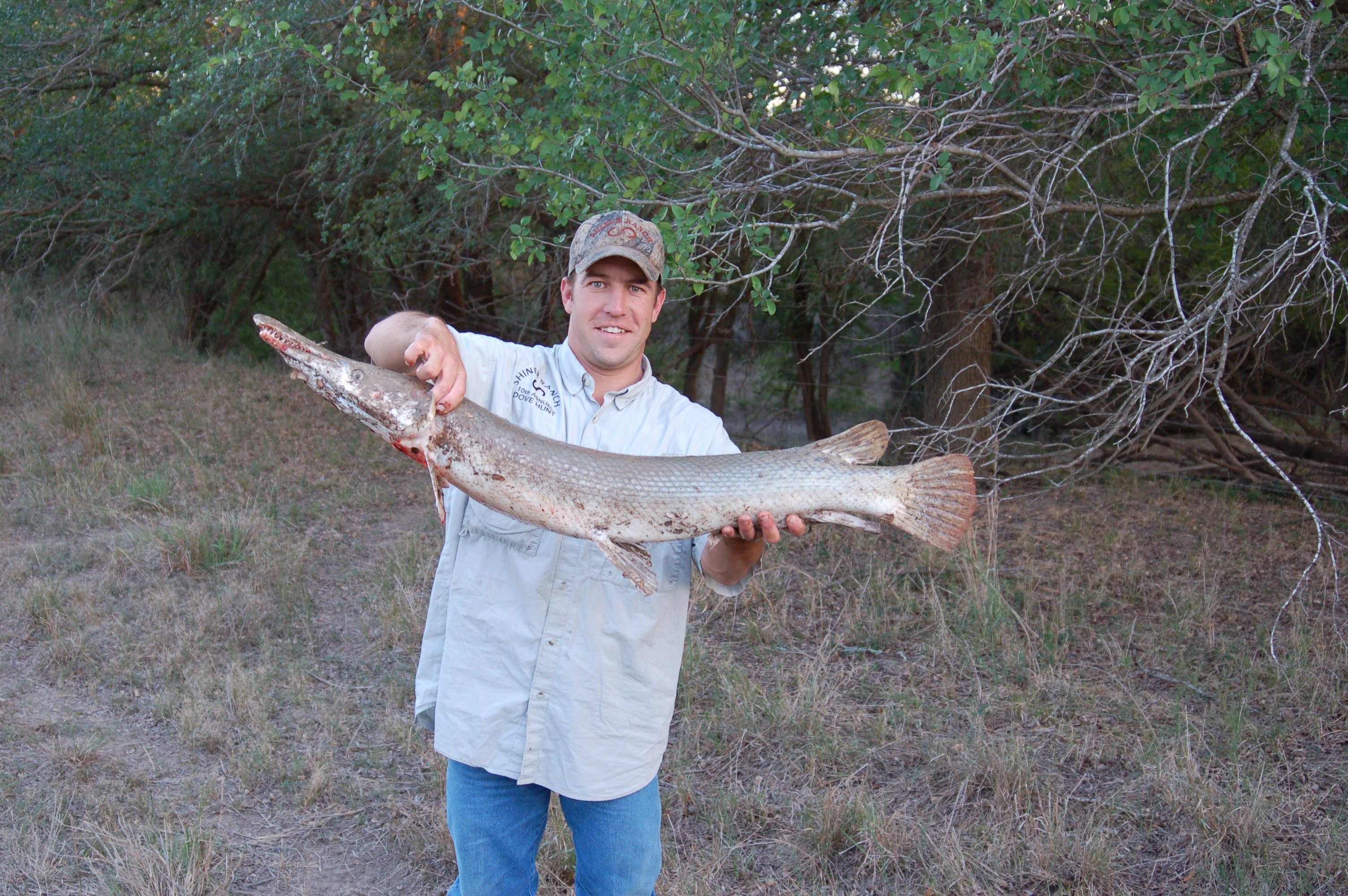 Man holding large fish