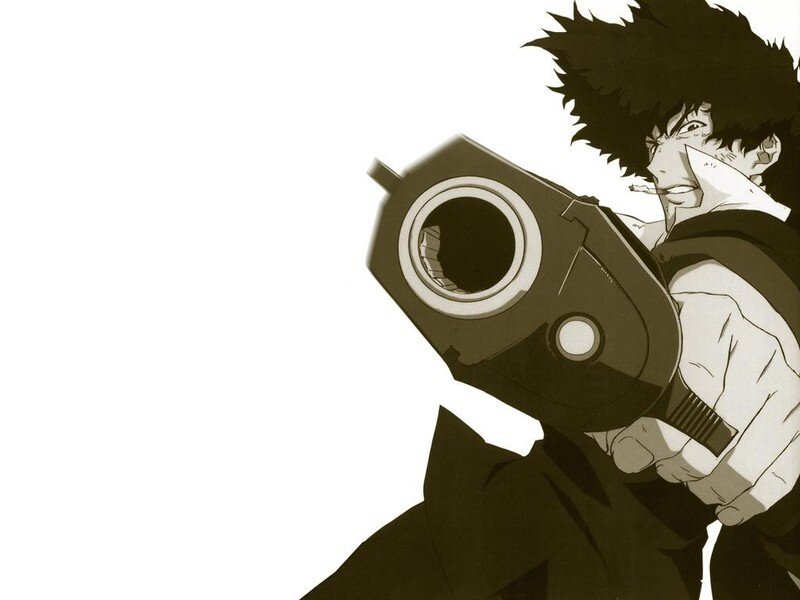 Man Holding Large Gun