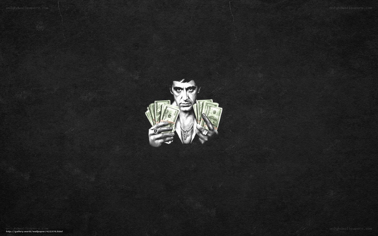 man holding money