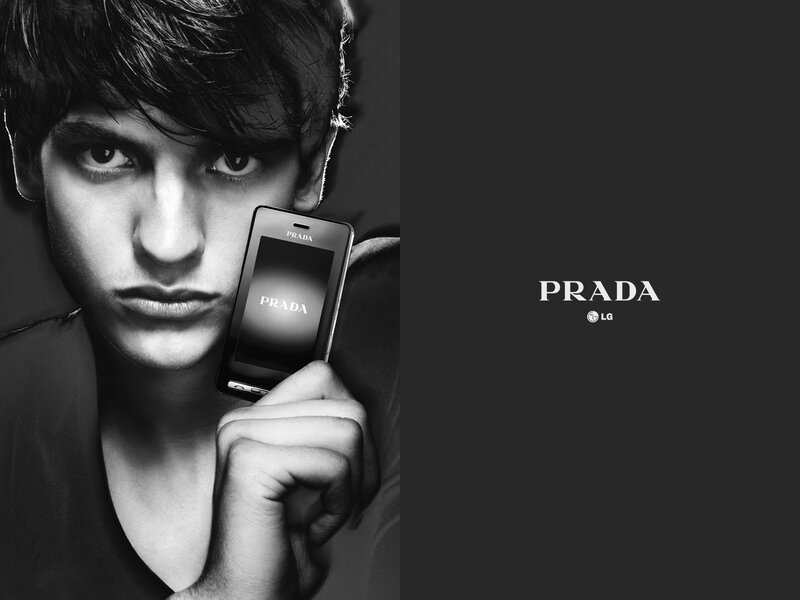 Man Holding Phone — Black, Dramatic