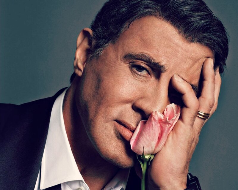 Man Holding Pink Rose