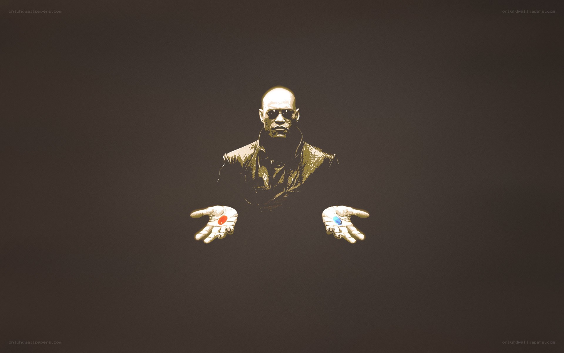 man holding red and blue pills