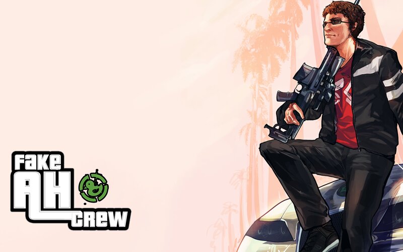 Man Holding Rifle — Black, Confident